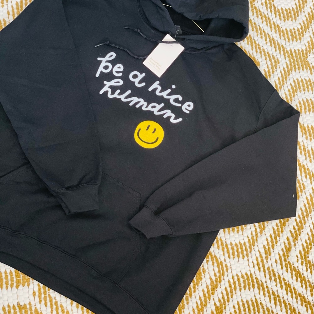 Be a nice human 😃 oversized hoodie